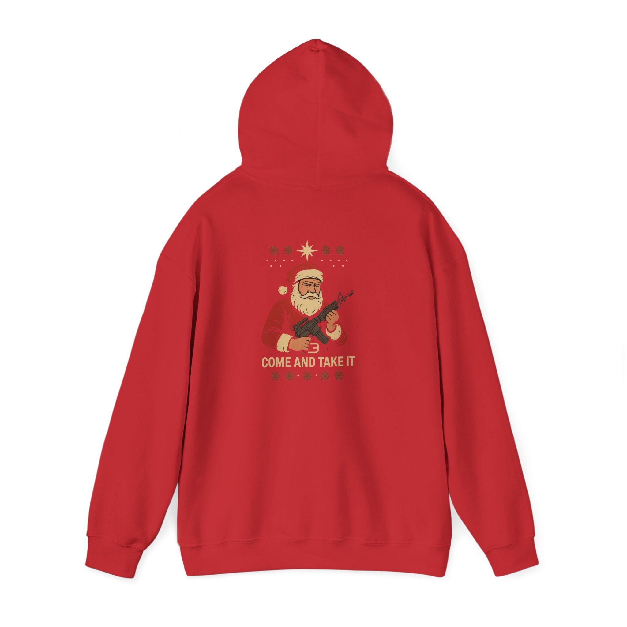 Fieldcraft 'Come and Take It' Santa Hoodie – Funny Holiday Tactical Christmas Sweatshirt