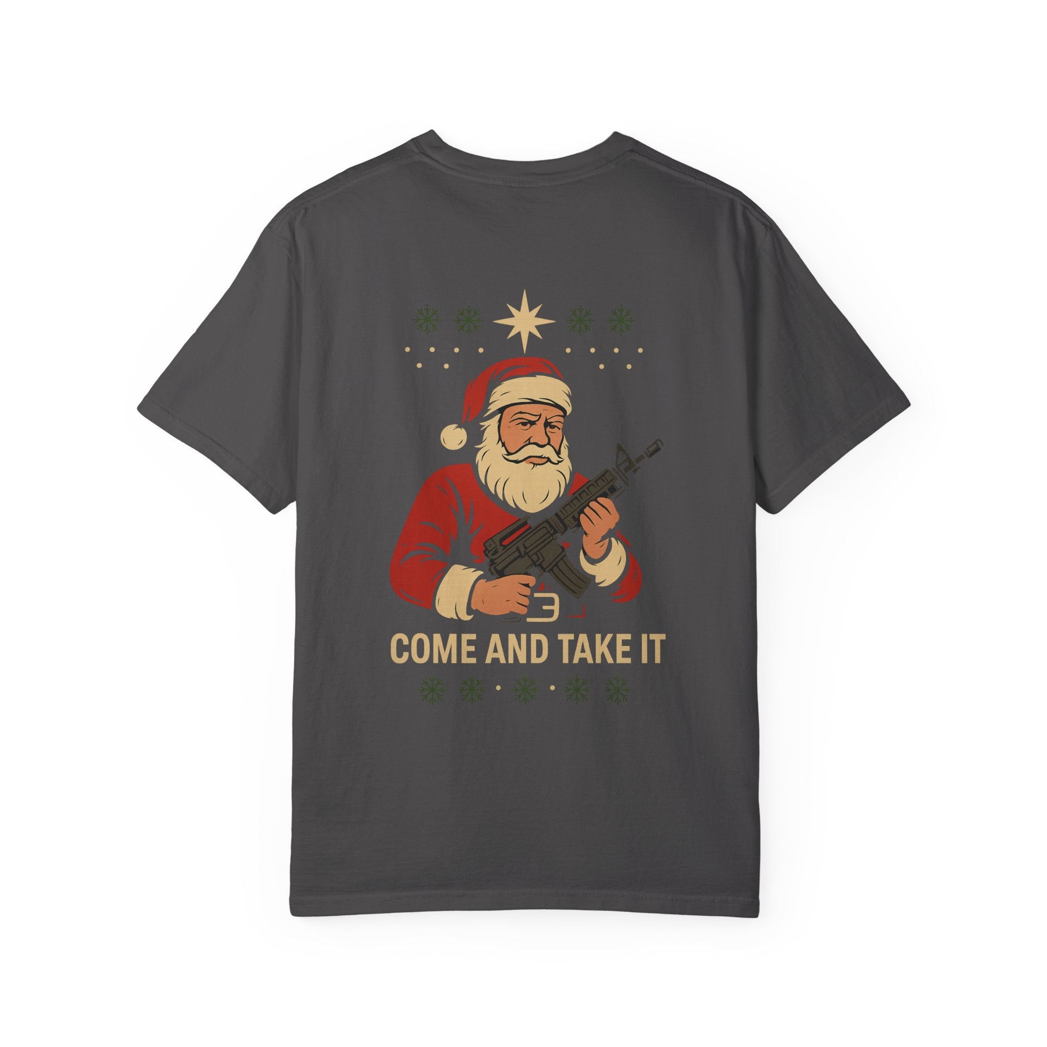 Come And Take It Santa T-Shirt — Christmas Patriotic Novelty Tee
