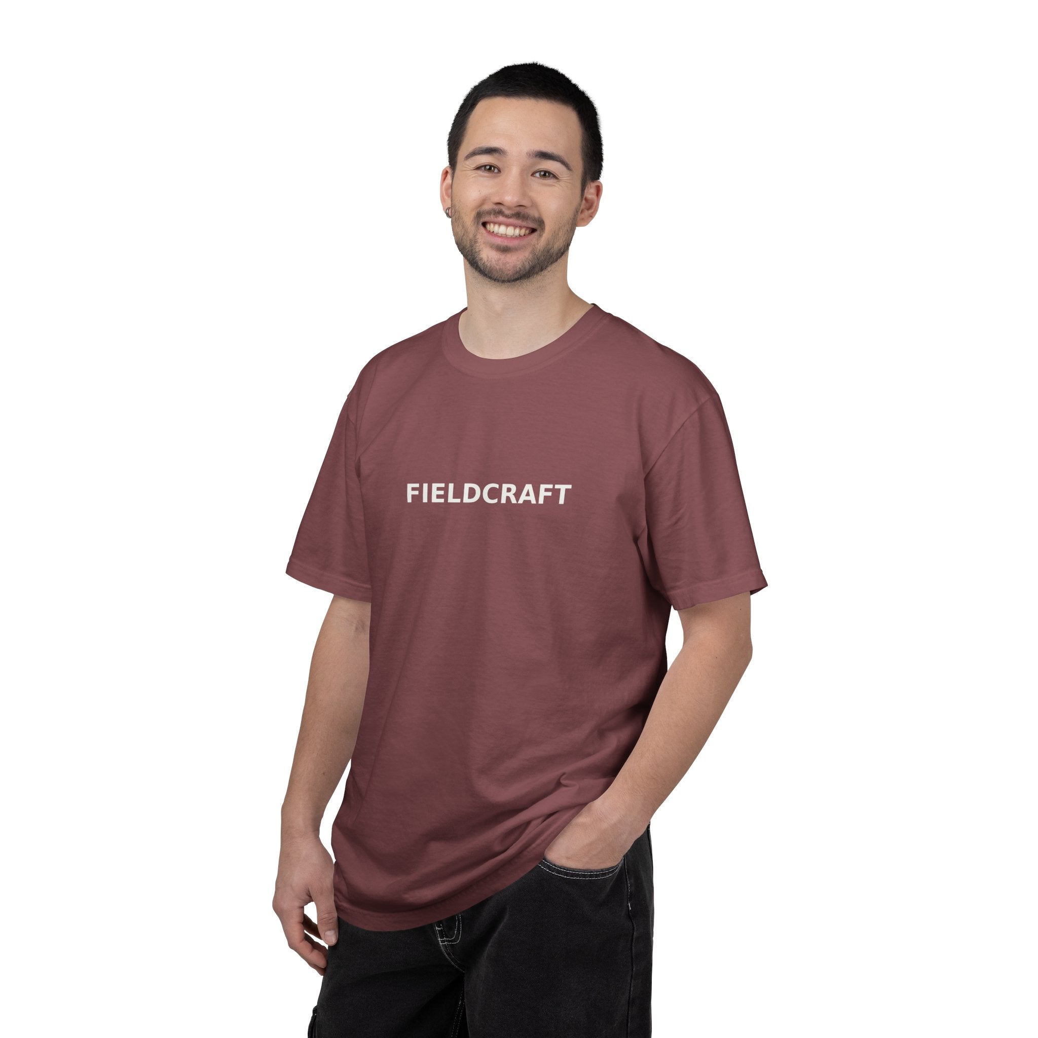 FieldCraft USA Workwear T‑Shirt — American Flag & Tools Graphic