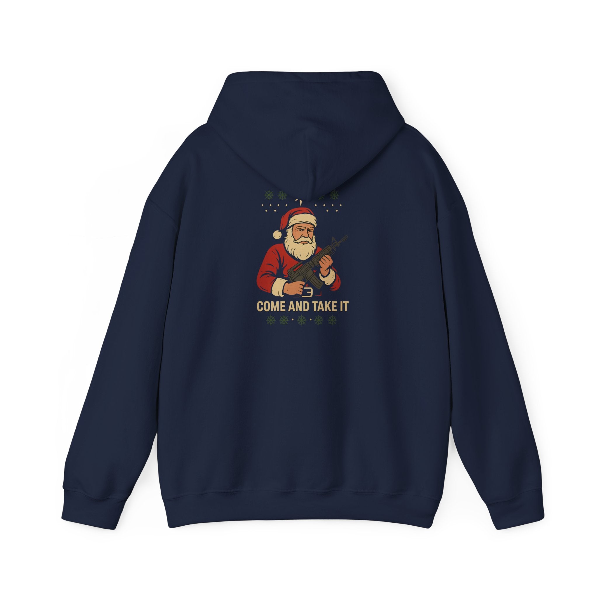 Fieldcraft 'Come and Take It' Santa Hoodie – Funny Holiday Tactical Christmas Sweatshirt