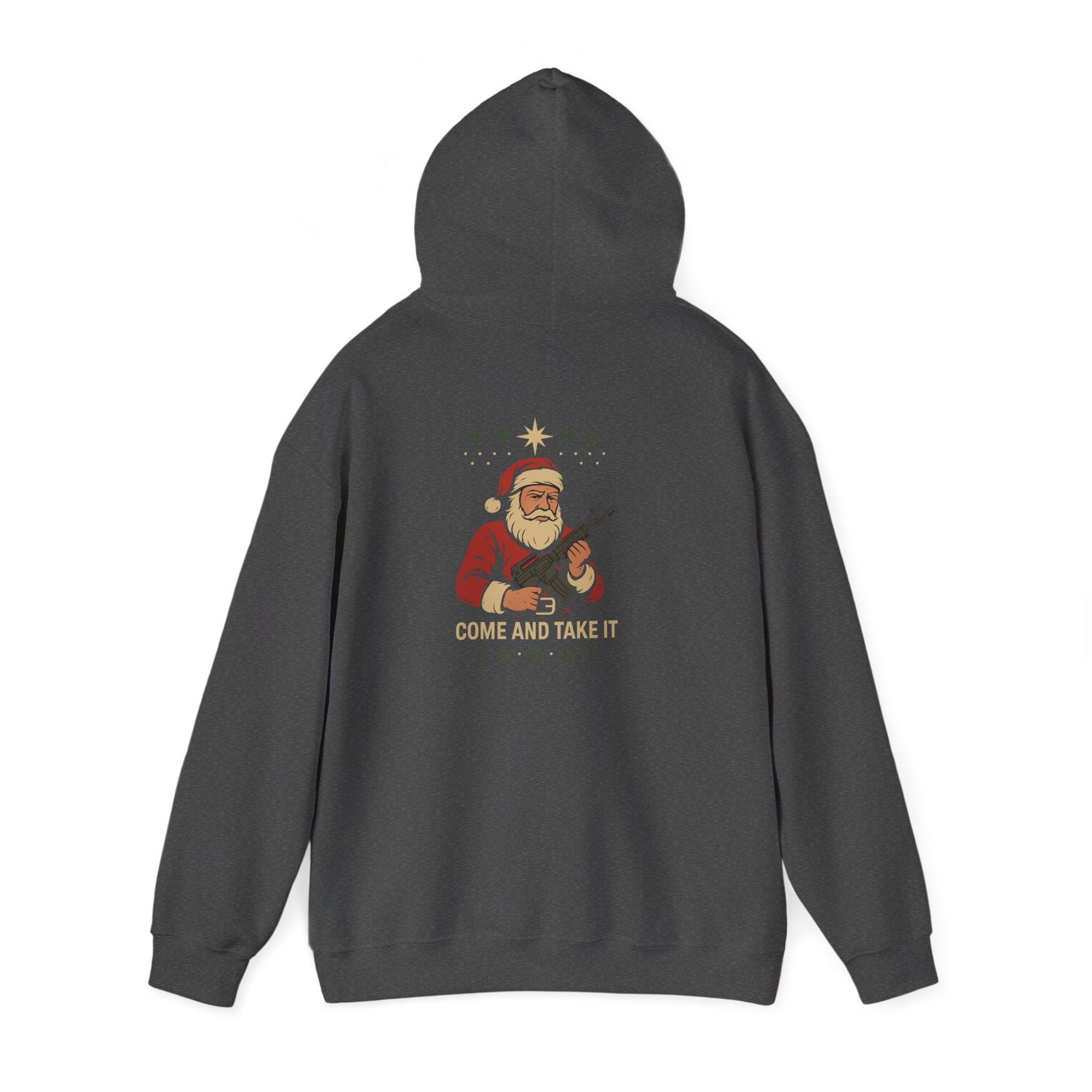Fieldcraft 'Come and Take It' Santa Hoodie – Funny Holiday Tactical Christmas Sweatshirt