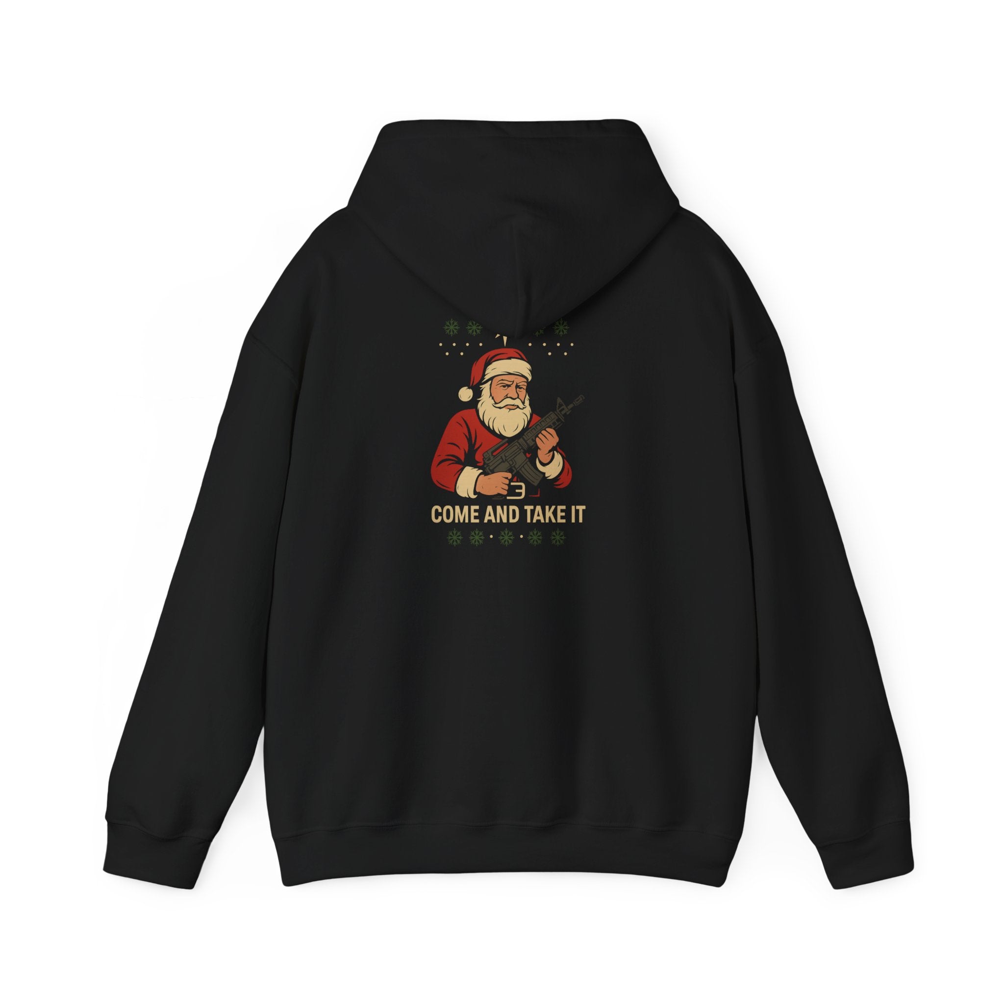 Fieldcraft 'Come and Take It' Santa Hoodie – Funny Holiday Tactical Christmas Sweatshirt