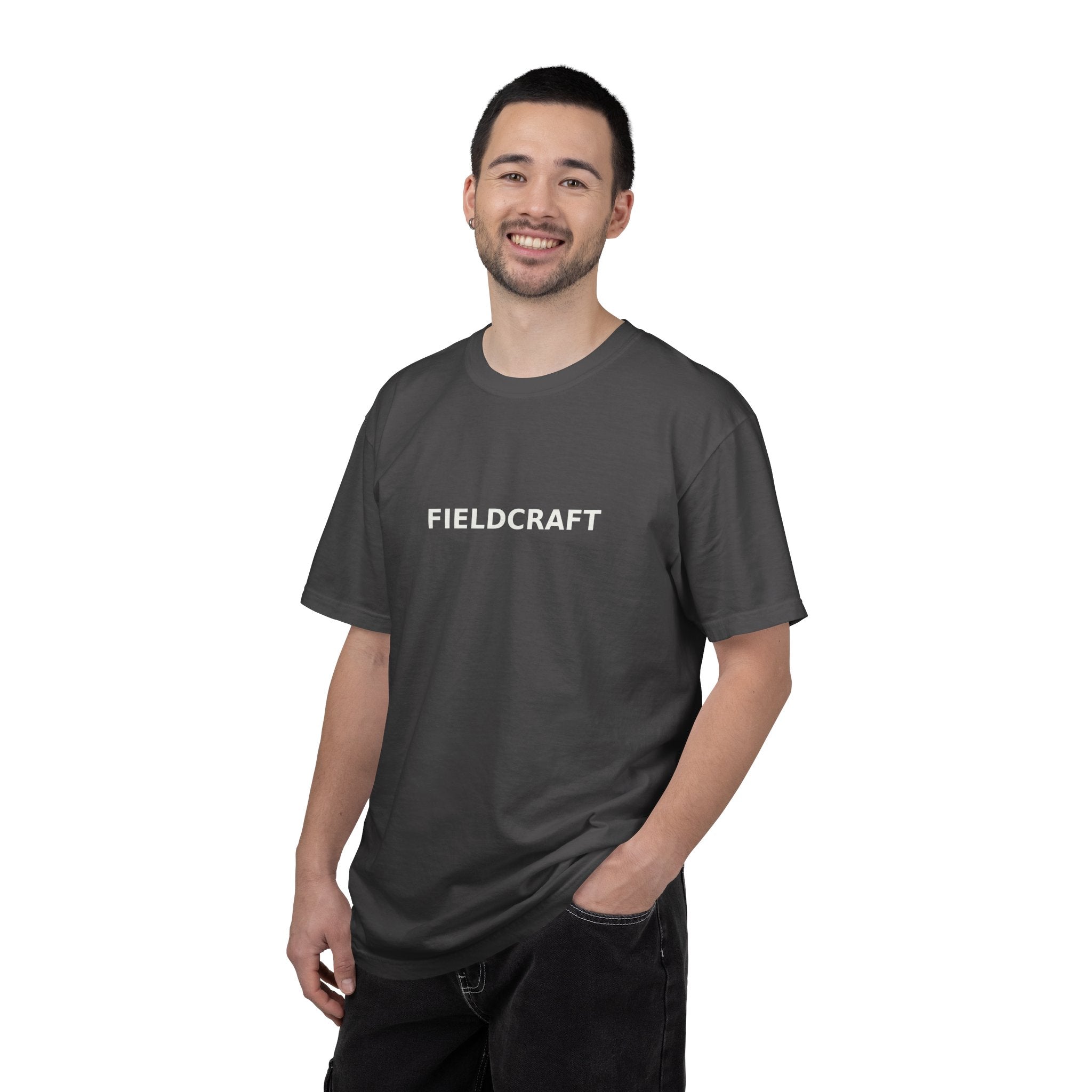 FieldCraft USA Workwear T‑Shirt — American Flag & Tools Graphic