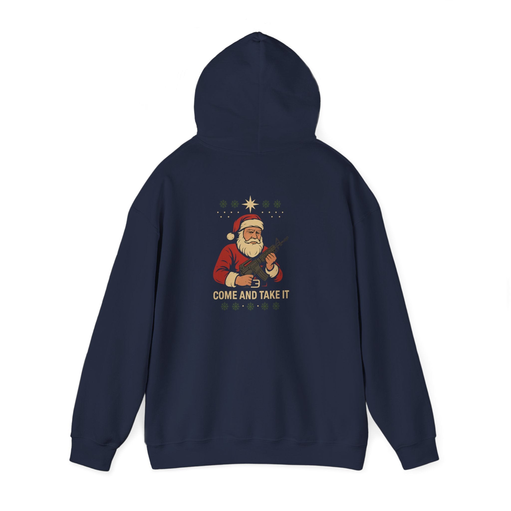 Fieldcraft 'Come and Take It' Santa Hoodie – Funny Holiday Tactical Christmas Sweatshirt
