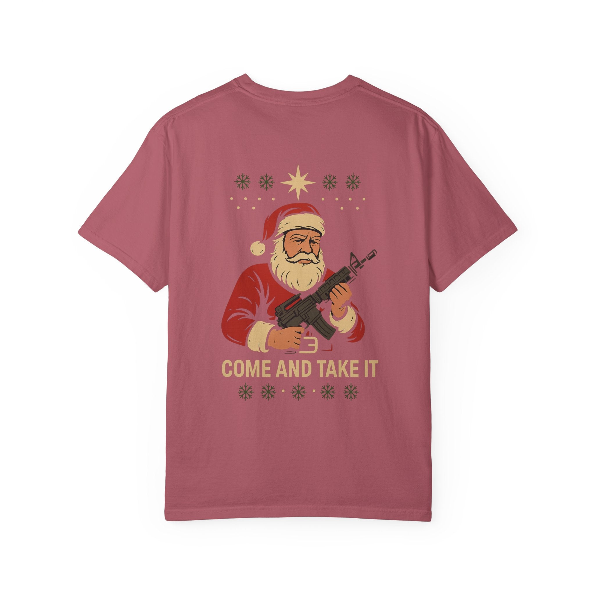 Come And Take It Santa T-Shirt — Christmas Patriotic Novelty Tee