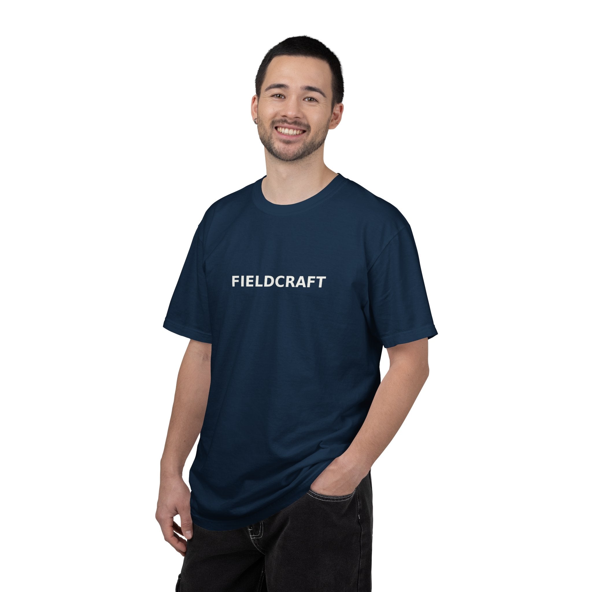 FieldCraft USA Workwear T‑Shirt — American Flag & Tools Graphic